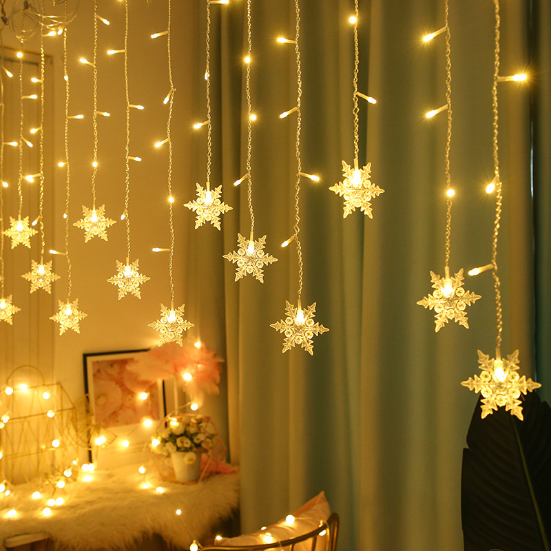 Led Fairy String Lights - 3,5 m Weihnachten Schneeflocke LED Lichterketten