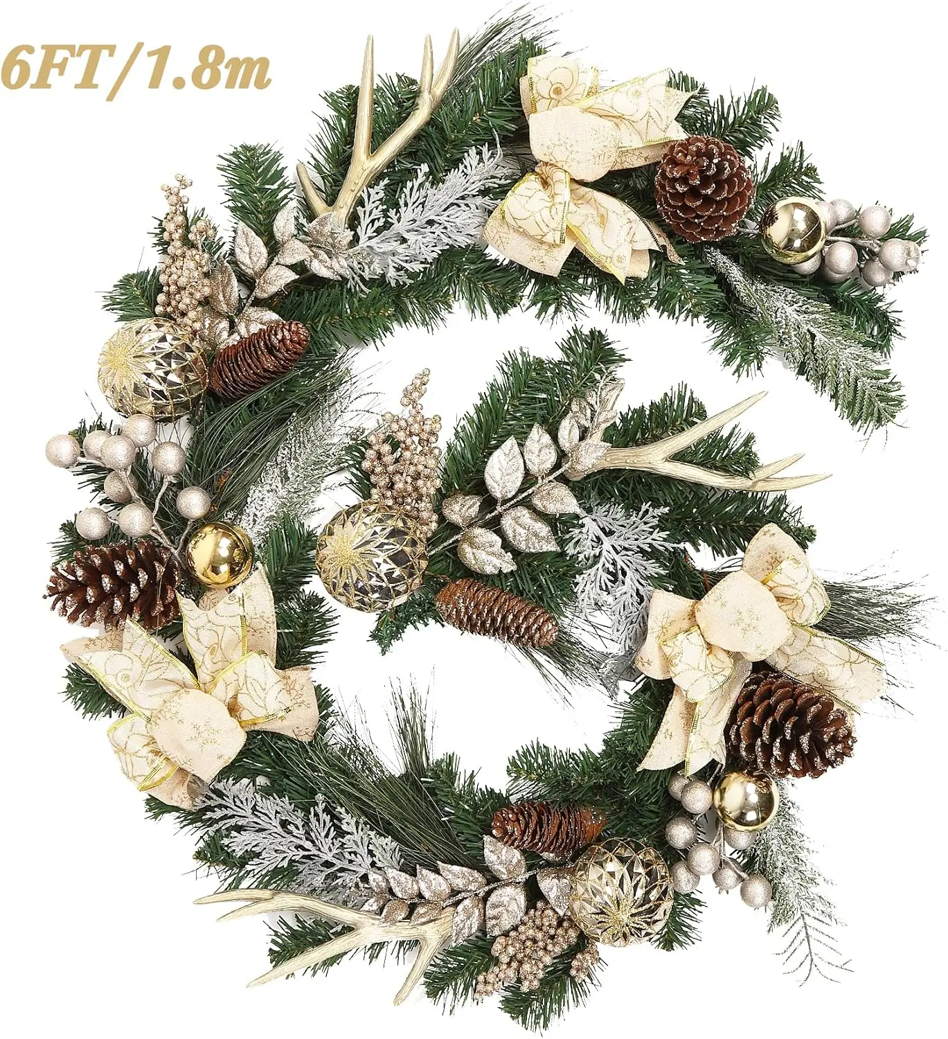 Led Fairy String Lights - Garvee 6 Fuß Weihnachtsgirlande mit Beleuchtung