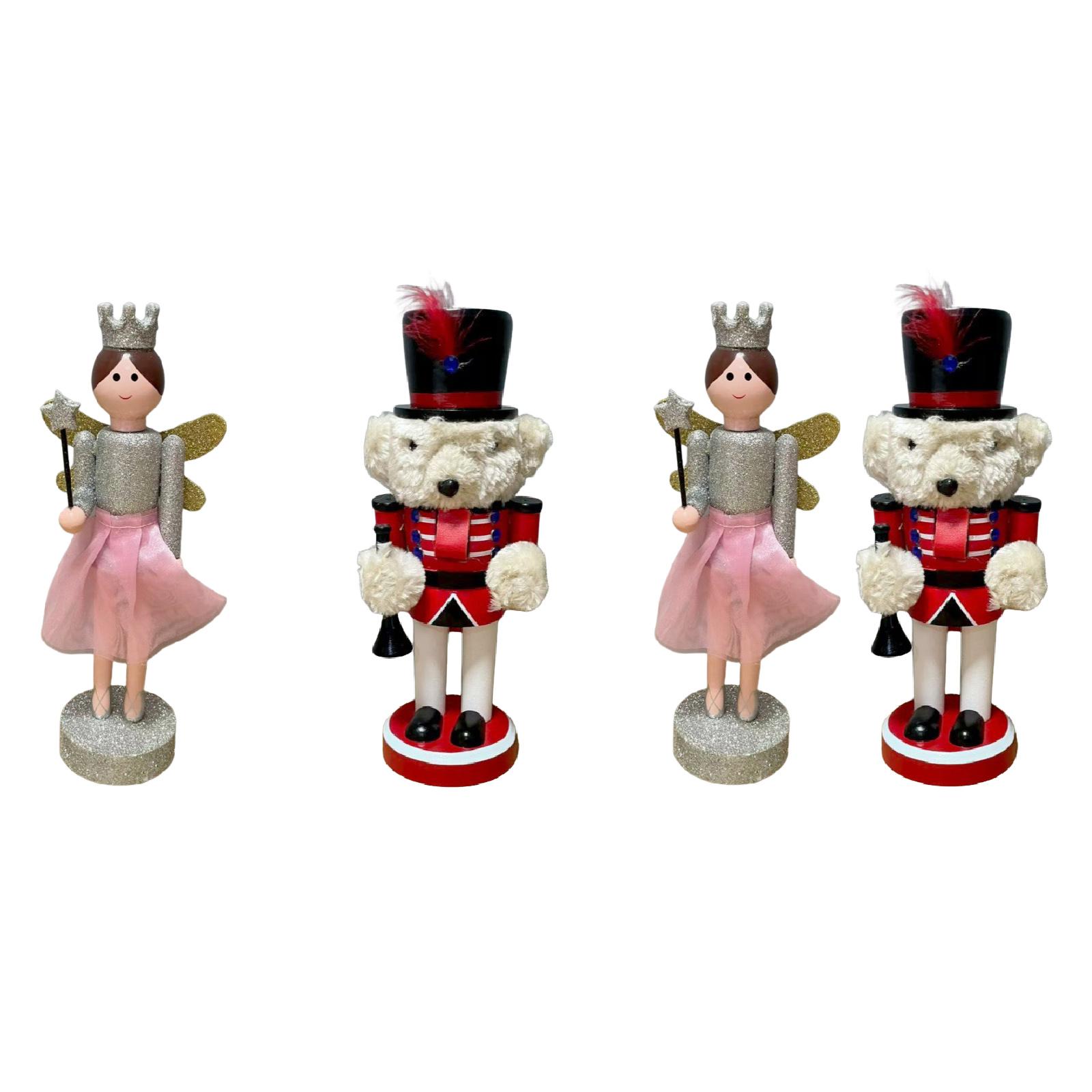 Nutcracker Figurine - Nussknacker-Figur aus Holz, Tischdekoration, Statue, Höhe