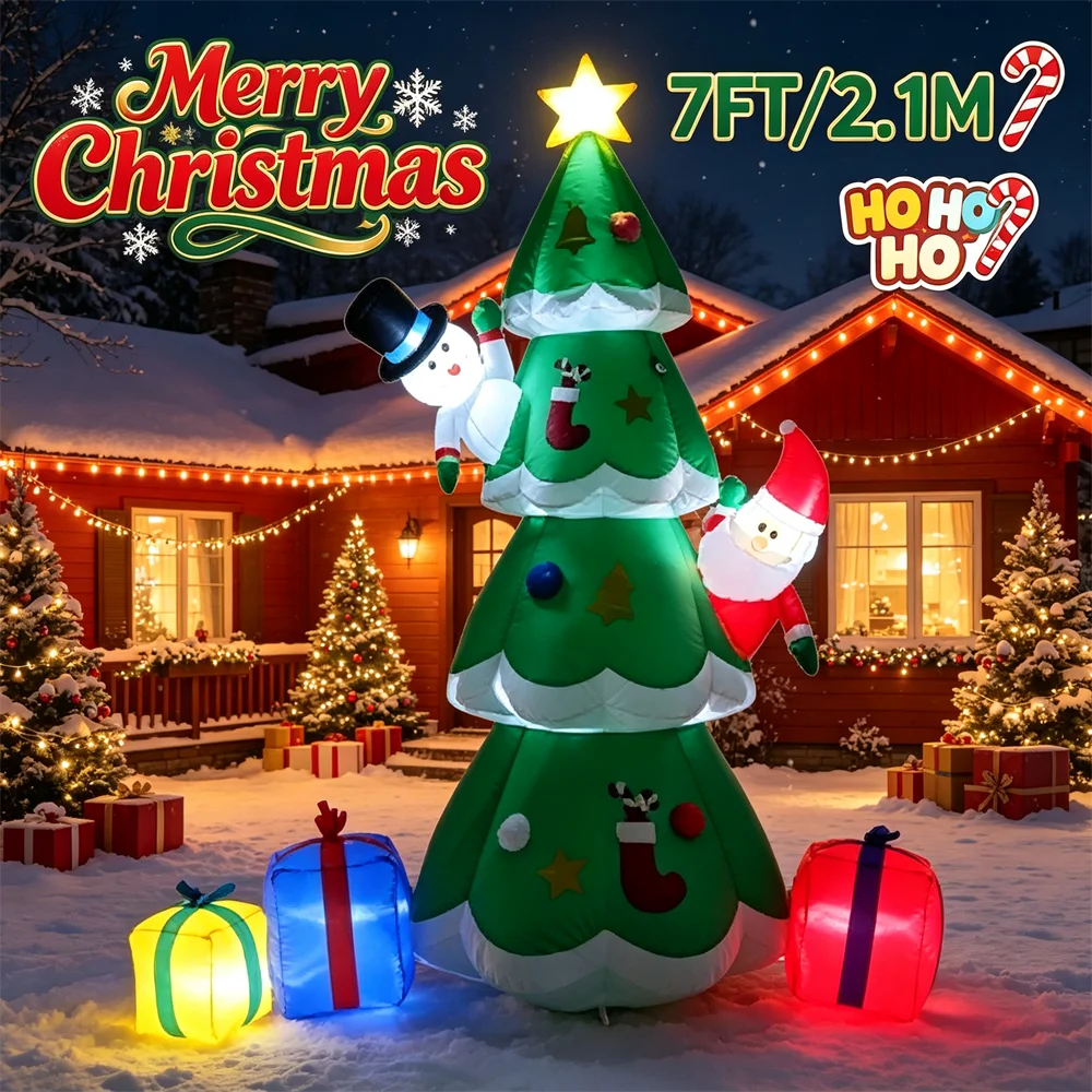 7FT Leuchtender aufblasbarer W – Christmas Tree Artificial Bewertung und Preis