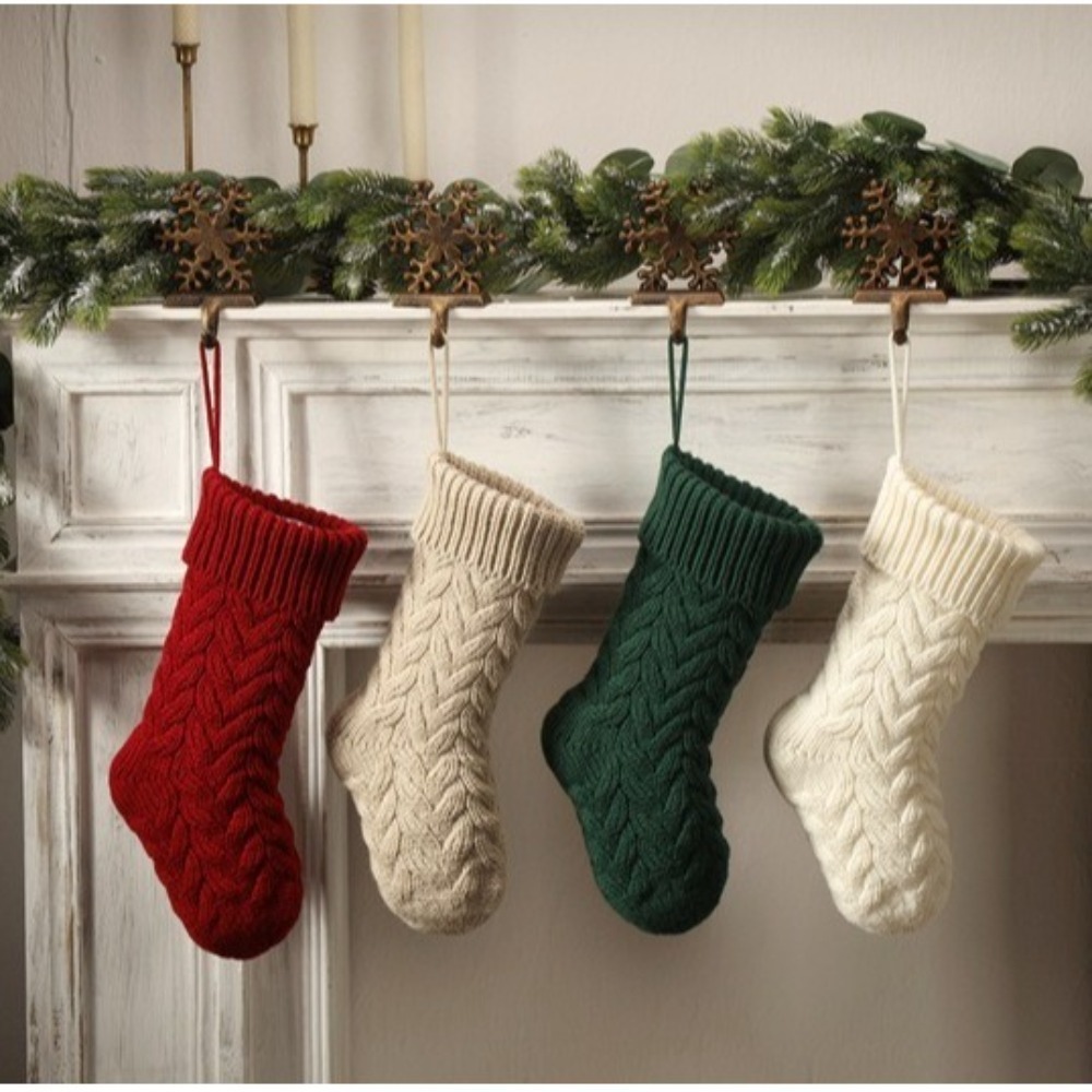 Gestrickte Weihnachtssocken, f – Christmas Stocking Hanging Bewertung und Preis
