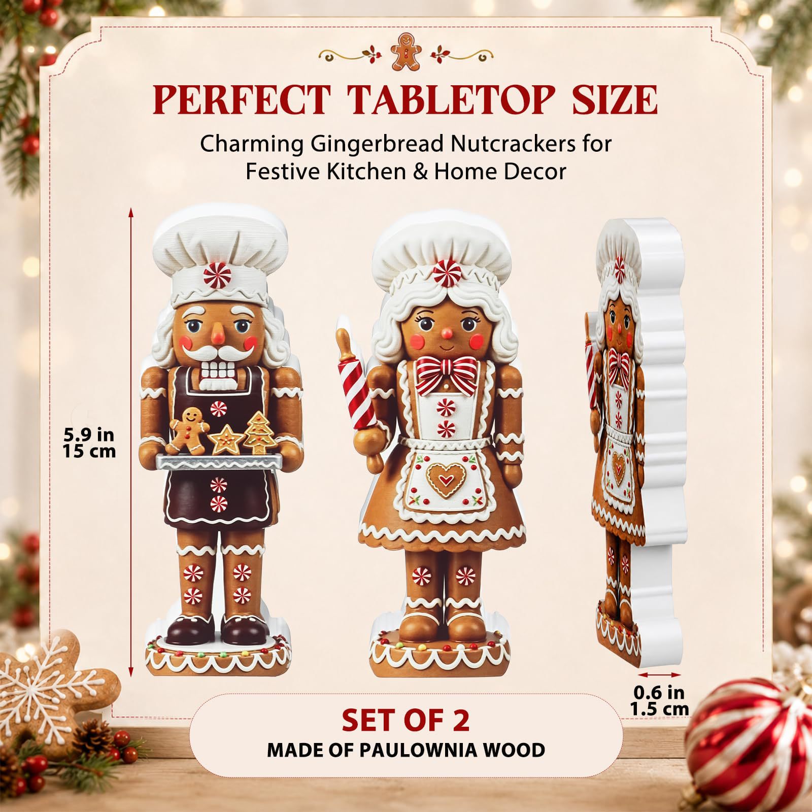 2-teiliges Nussknacker-Set aus – Nutcracker Figurine Bewertung und Preis