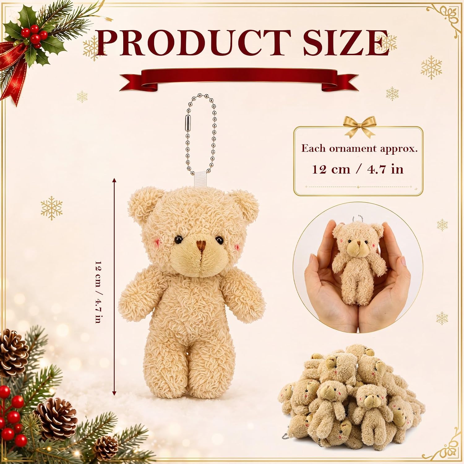 12-60 Stück Weihnachts-Mini-Te – Christmas Stocking Hanging Bewertung und Preis