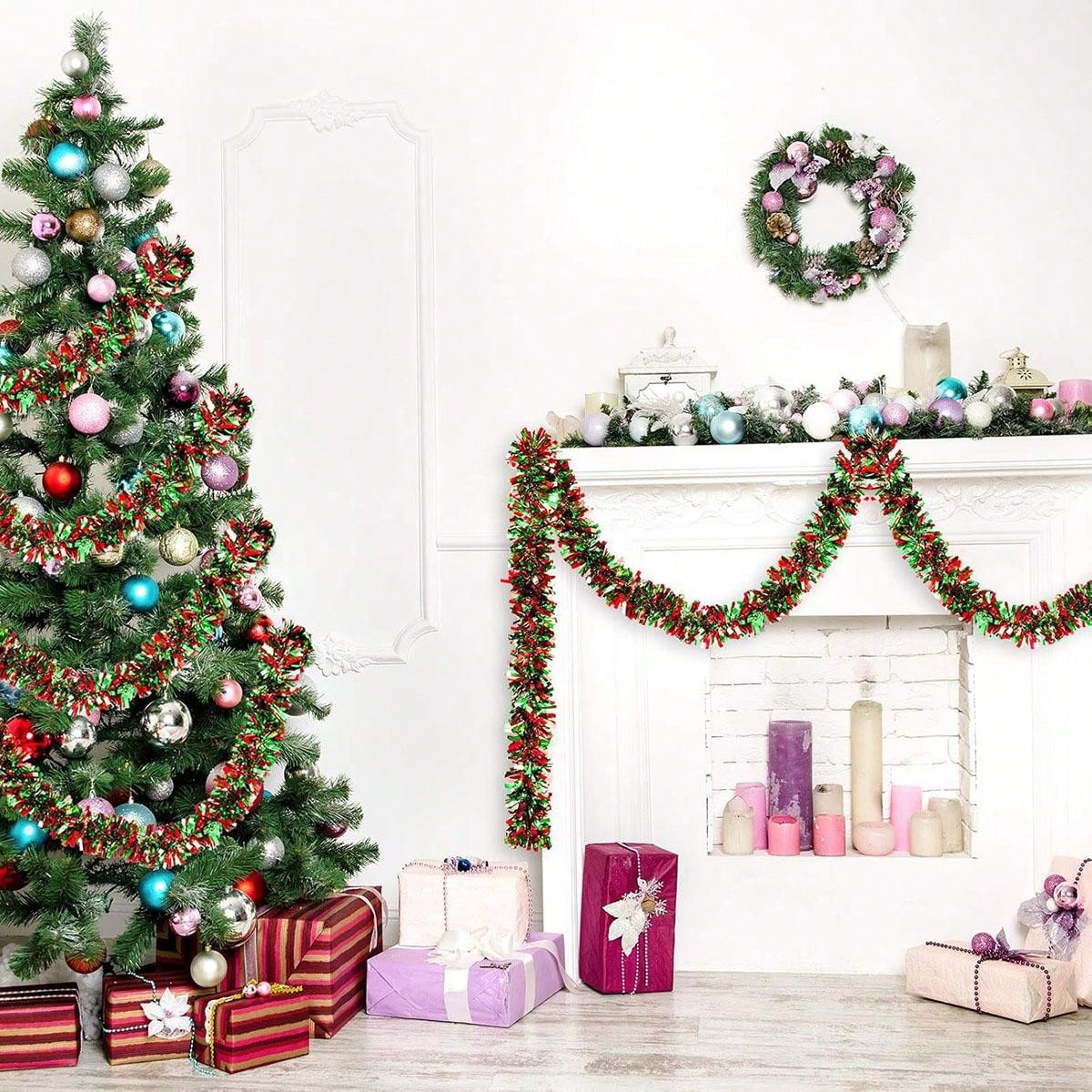 Weihnachtsgirlanden-Dekoration – Tinsel Garland Decoration Bewertung und Preis