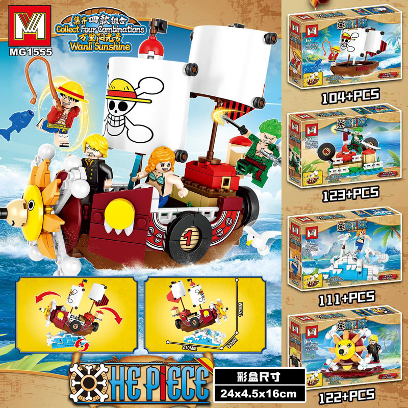 4-in-1 One Piece THOUSAND SUNN – Lego Set Technic Bewertung und Preis