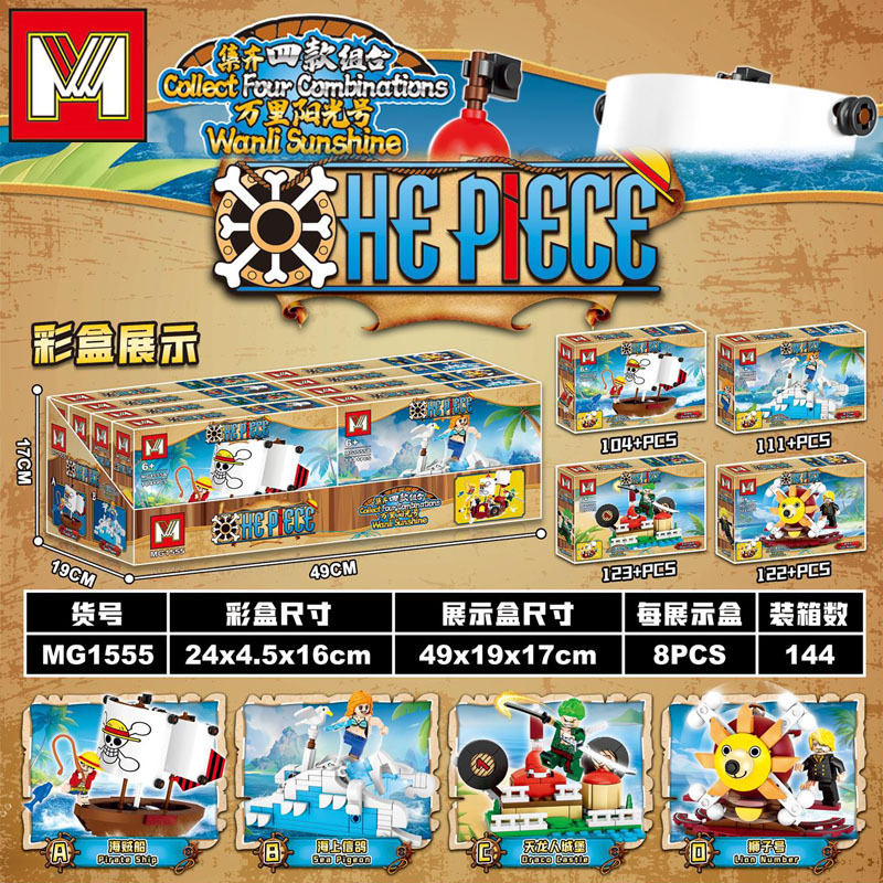 4-in-1 One Piece THOUSAND SUNN – Lego Set Technic Bewertung und Preis