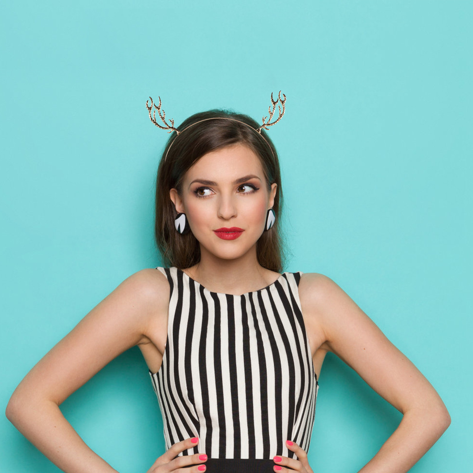 Weihnachtskostüm-Stirnband mit – Reindeer Antlers Headband Bewertung und Preis