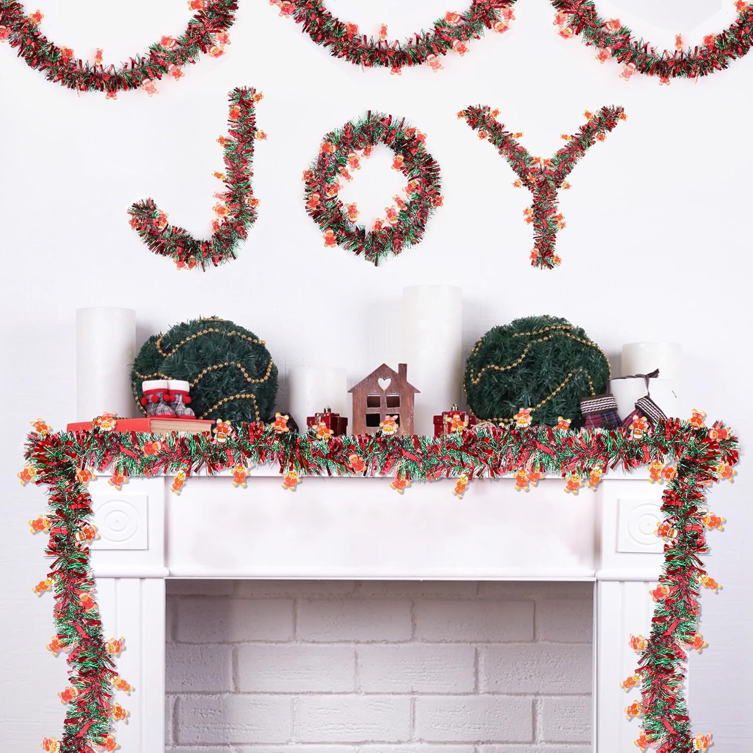 1–10 Stück festliche Lametta-G – Tinsel Garland Decoration Bewertung und Preis